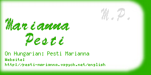 marianna pesti business card